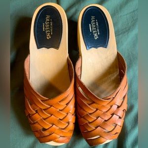 Swedish Hasbeens Braided Clog